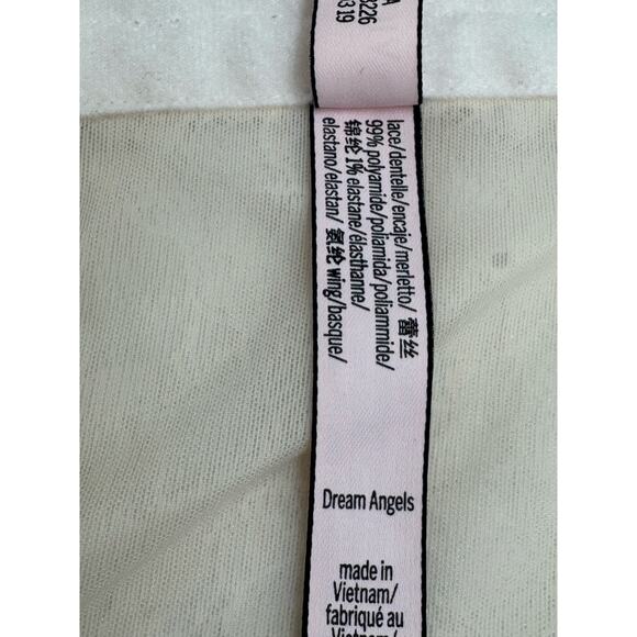 Victoria’s Secret Dream Angels Lace Corset Bralette Bustier Cream 32C - Picture 12 of 13